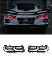 For 20-Up Corvette C8 | Euro Style Sequential Signal LED Rear Clear Taillight picture