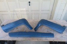 OEM 3 pc. REAR BUMPER VALANCE SET for 1972-1989 MERCEDES W107 380SL 450SL 560SL picture