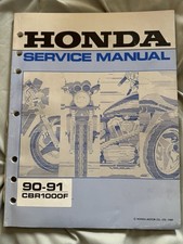 HONDA SERVICE MANUAL90-91CBR1000F picture