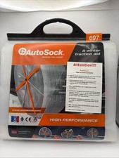 AutoSock Winter Traction Aid 697 Brand New Unopened Chain Alt Designed In Norway picture