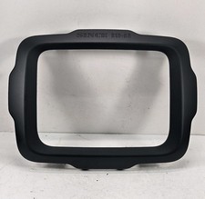 2015-2022 JEEP RENEGADE Front Center Dashboard Radio Cover Bezel Trim BLACK OEM picture