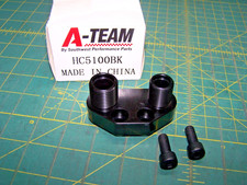 Manifold Fitting for Sanden SD-7 Style AC Compressor BLACK #8- #10 Male Fittings picture