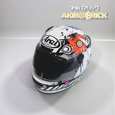 Arai Quantum-J Full Face Helmet Floral Pattern 55-56cm - No mouth shutter picture