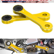 Gold CNC Adjustable Lowering Link For Suzuki RM125 RM250 DR-Z 400SM DRZ400S/E picture
