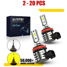 2-20X H16 H11 Switchback H8 LED Driving Fog Light Bulbs Dual White Amber Color picture