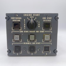 Boeing Engine Start Control Panel 3-Engine Tri-Jet 727 P/N 1646880-109 picture