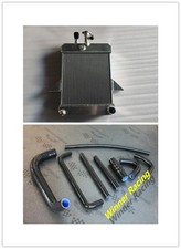 70MM Aluminum Radiator+Silicone Hoses Fit Triumph GT6 1966-1973 picture