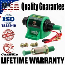 Universal 12V Inline Micro Electric Fuel Pump Diesel Petrol 4-7 PSI Low Pressure picture