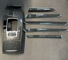 08-11 AUDI S6 RS6 C6 A6 Carbon Fiber Center Console Panel Trim picture