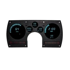 1982-1990 Camaro Digital Dash Panel Teal LED Intellitronix DP4003T Made In USA picture