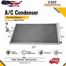 Qty1：AC A/C Condenser For Ford Bronco 2021 2022 2023 2.3L 2.7L FO3030281 picture