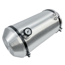 Gas Tank Universal 12''x26'' 12.5 Gallon 1/4 NPT Spun Aluminum Fuel Tank W/Gauge picture