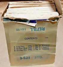 1939-45 Mercury V8 piston ring set Moog #: 3-521 STD, 3 3/16