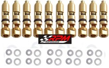 10 PACK .120 Needle & Seat HOLLEY CARBURETOR Viton Adjustable 6-518-10 A154x10 picture