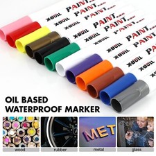 12Pcs Waterproof Permanent Paint Marker Pen Car Tyre Tire Tread Rubber Metal picture