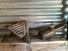 1976 HONDA XL175 XL 175 OEM MUFFLER EXHAUST NEEDS REPAIR OR PARTS picture