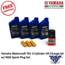 YAMAHA 2016-2026 VX Sport Deluxe Cruiser V1 TR1 Oil Change Kit & NGK Spark Plugs picture