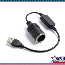 USB to 12V Cigarette Lighter Adapter, 1.20Ft Car Recorder, GPS, Dash Camera picture