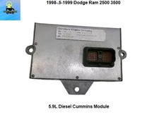 3942336 1998.5-99 Dodge Ram 2500 5.9L Diesel AT Engine Control Module ECU ECM picture