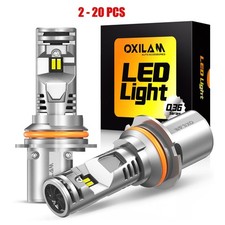 2-20X OXILAM 9004 LED Headlight Bulb Hi Lo Beam Super Bright 48000lm 6500K White picture