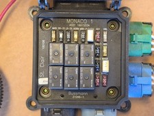 USED PAIR MONACO BUSSMAN RELAYS #1/2 31046-1 31049-0 Shp picture