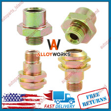 4PCS 5/8-18UNF Transmission Oil Cooler Connector Fits For Aluminum Radiator New picture