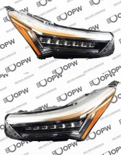 Perfect Genuine 19-21 Acura RDX Chrome LED Headlight Set Pair Left + Right OEM picture