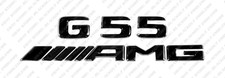Black Gloss Emblems Badges Logos Letters New for Mercedes-Benz G55 AMG W463 picture