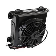 SETRAB OIL COOLERS Series-3 Oil Cooler - 32-Row w/12-Volt Fan- FP332S-M22I picture