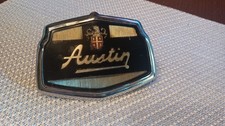 Vintage 50s-60s Austin Bonnet Chrome Metal Emblem *** Read Shipping picture