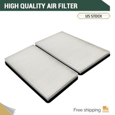 2pcs Cabin Air Filter For Chevrolet GMC Silverado 1500 Sierra 2500 3500 HD Tahoe picture