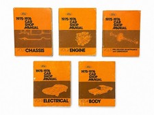 1975 1976 Ford Car Shop Manual 5 Volume Set OEM Factory Service Repair picture