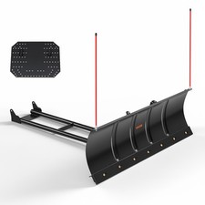 VEVOR Snow Plow Kit 48 in Blade Universal ATV UTV Plow Attachment Snow Clearing picture