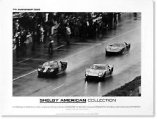 GT-40's Sweep 1966 24hours Le Mans Hard To Find Car Poster:>) picture