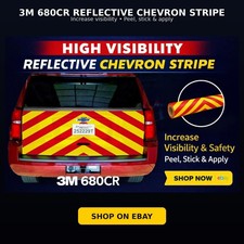 3M 680CR Reflective Chevron Decal Tape 24