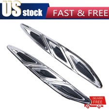 For 2012-2016 Buick Verano Front Hood Engine Vent Grille Molding Trim 2Pcs/Set picture