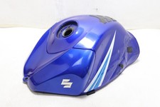 06-07 SUZUKI GSXR 750 OEM BLUE GAS TANK FUEL CELL PETROL RESERVOIR NO DENTS RUST picture