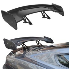 Universal 57 Carbon Fiber Style Adjustable Rear Trunk GT-Style Spoiler Wing picture