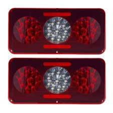 Command Electronics OEM 12V LED RV & Trailer Sealed Triple Tail 2 Pack, Red picture
