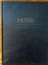1925 Motor Specification Table Passenger Cars Book Rare Original Antique picture