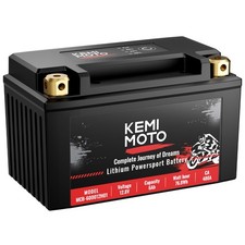 Lithium Motorcycle Battery YTX14-BS YTX9-BS 12v 6Ah 480A for ATV UTV Dirt Bike picture