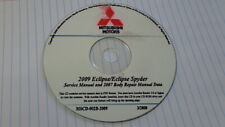 ORIGINAL 2009 MITSUBISHI ECLIPSE SPYDER SERVICE MANUAL ON CD picture