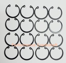 16 NEW piston wrist pin retainers locks Chevy SBC .927 clips ex. TruArc snap USA picture