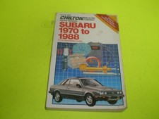 1970-1988 SUBARU FF-1 1300 1400 1600 1800 DL XT BRAT JUSTY CHILTON REPAIR MANUAL picture