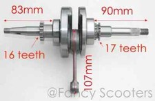 TaoTao 50cc Vetas CY50 B,GY6-50 Scooter Crankshaft For 49-100cc picture