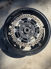 2009 Kawasaki Ninja 650R EX650 OEM Front Wheel Rim Dual Brake Rotors 17” picture