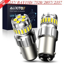 AUXITO 1157 BAY15D LED Turn Signal Brake Reverse Parking Light Bulb White CANBUS picture