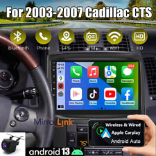 Android 13 Apple Carplay Car Stereo Radio GPS Navi For 2003-2007 Cadillac CTS picture