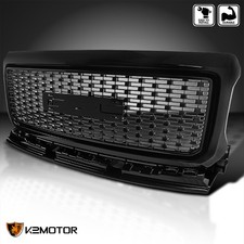 Black Fits 2015-2020 GMC Canyon Denali Style Front Bumper Hood Grille 1PC picture