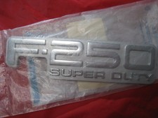 NOS OEM 2001 Ford F-250 Super Duty Platinum Tail Gate Emblem Never Installed NOS picture